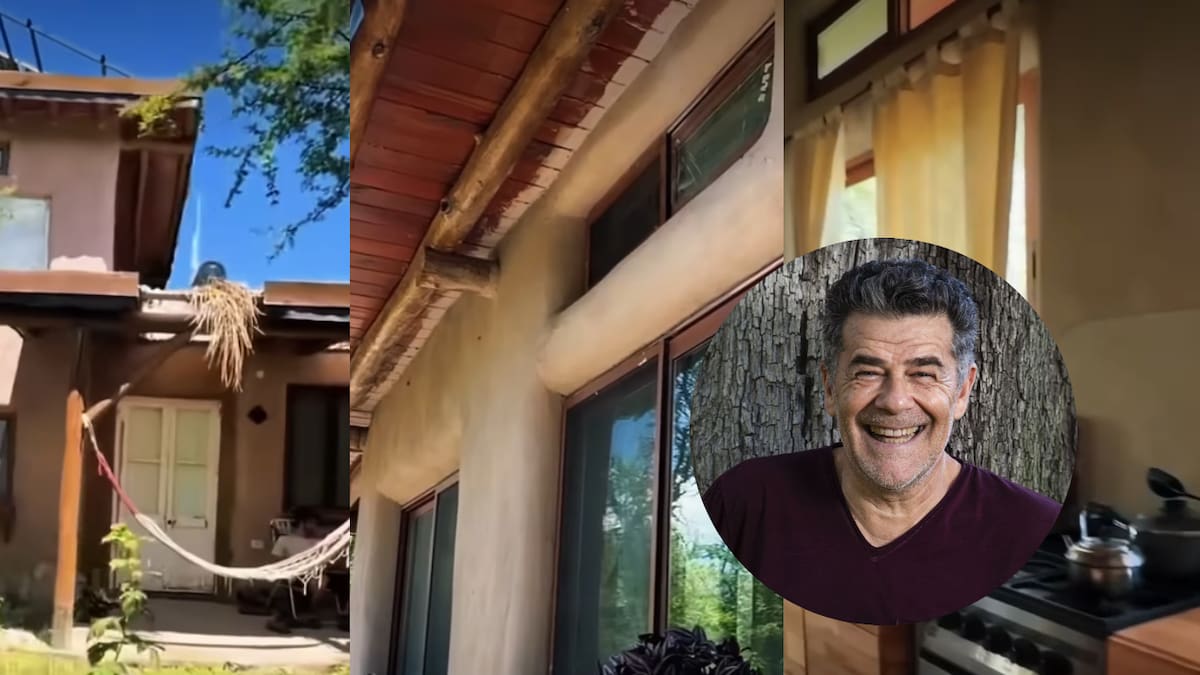 Así es la casa sustentable de Jerónimo, el hijo de Julián Weich: dos plantas, muebles reciclados y baño seco