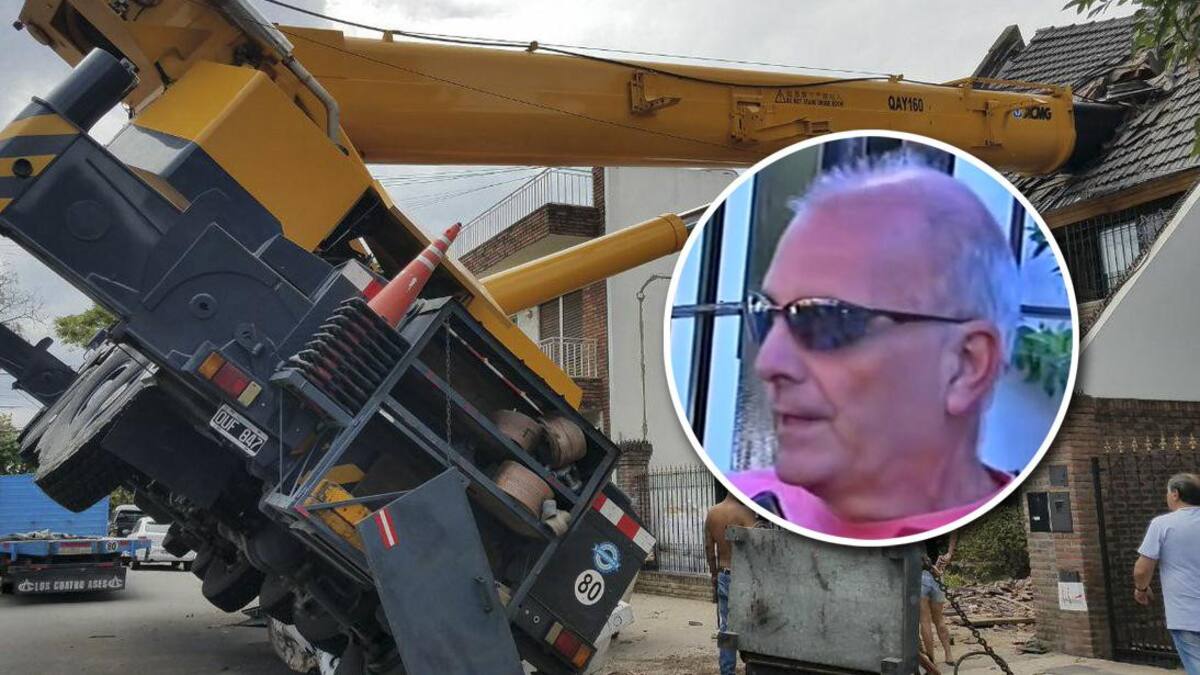 Casa destruida por una grúa en Mataderos - Dueño