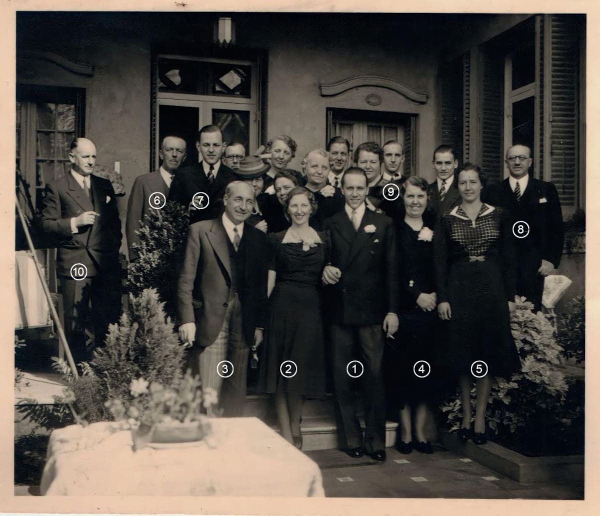 Casamiento de Werner Koennecke y Lily Freude, Foto gentileza Pedro A. Filipuzzi.