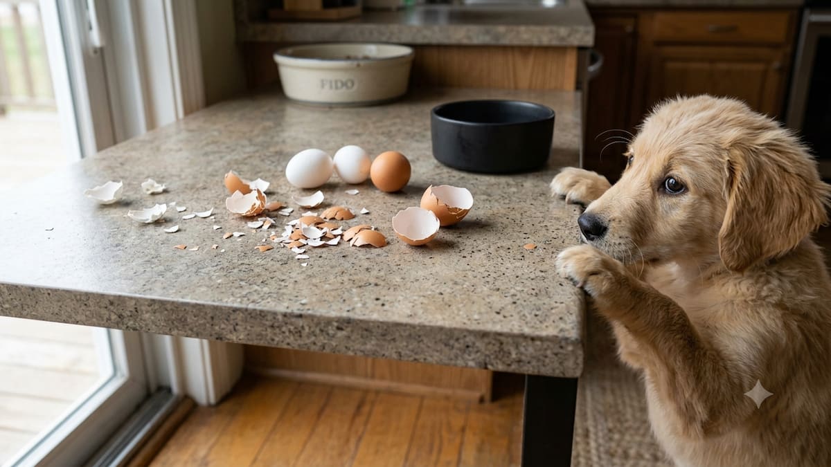Cáscaras de huevo: el alimento mágico que puede beneficiar la nutrición de tu perro