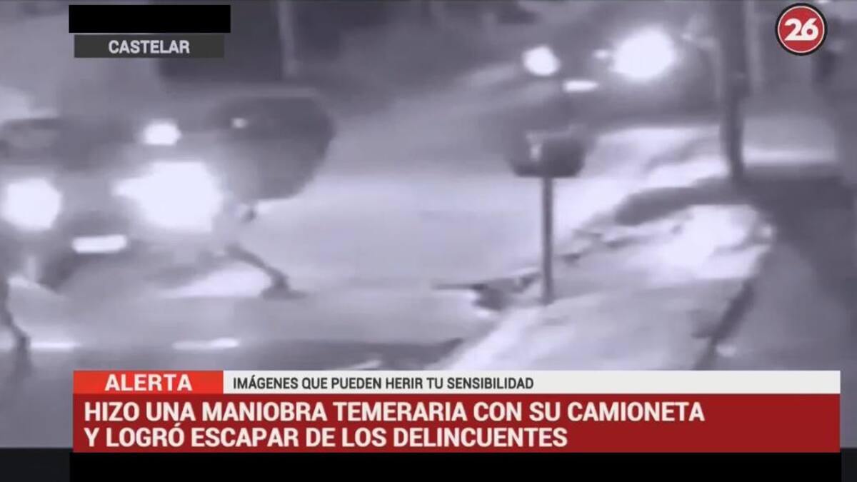 Castelar - maniobra para evitar robo