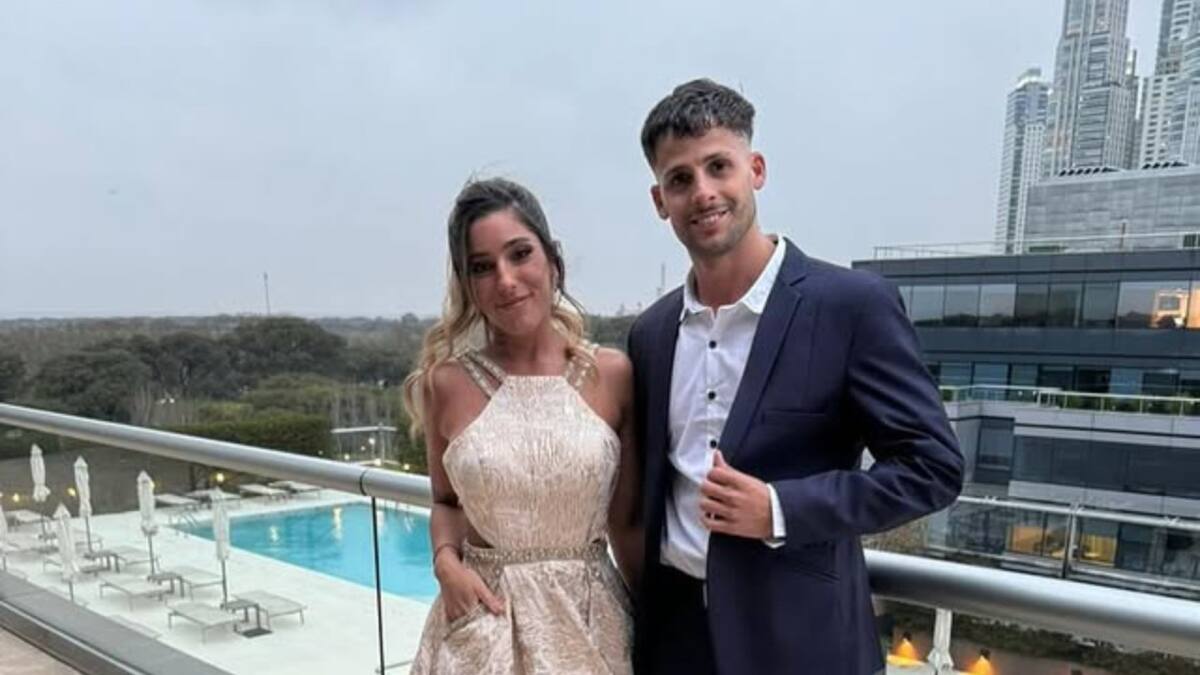 Catalina Gorostidi y Joel Ojeda cuando eran pareja. Foto: Instagram.