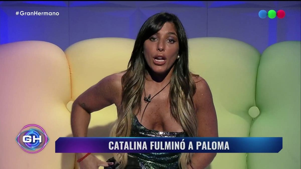 Catalina le hizo la fulminante a Paloma. Foto: Captura.