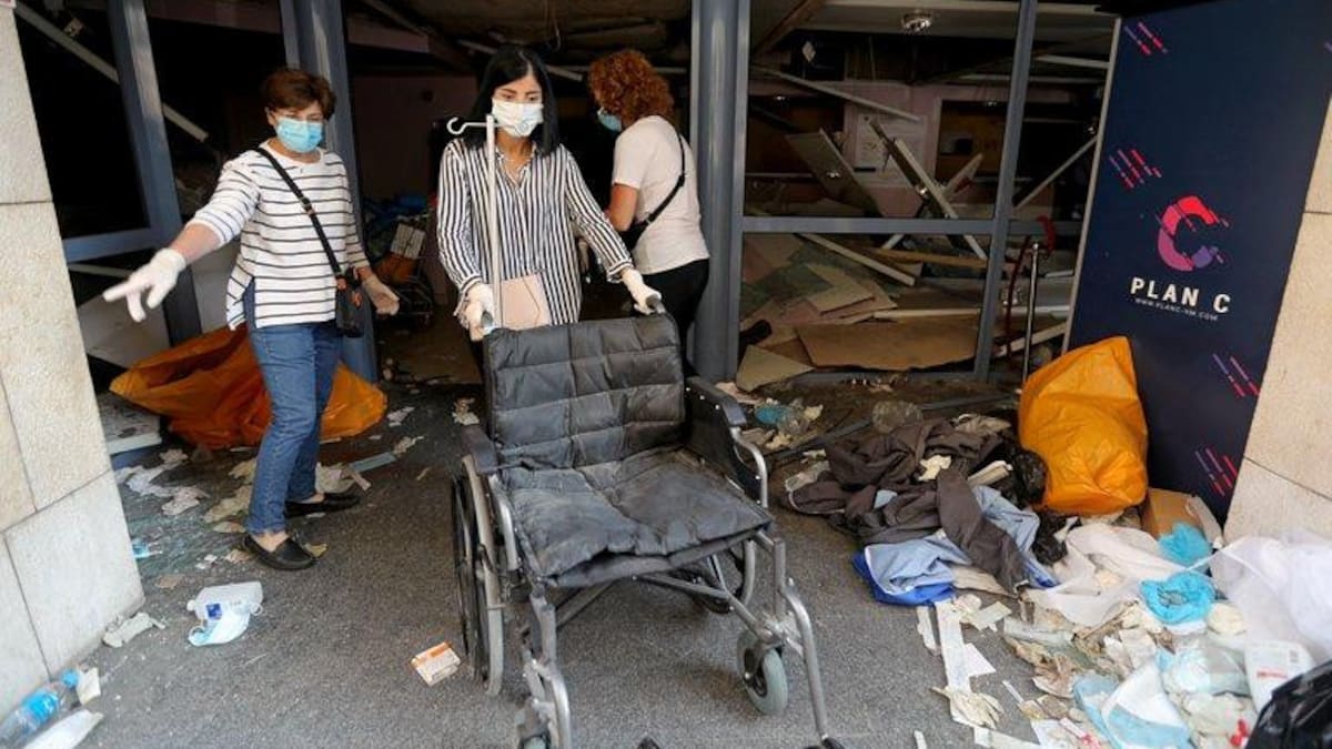 Catástrofe en hospitales de Beirut, Reuters