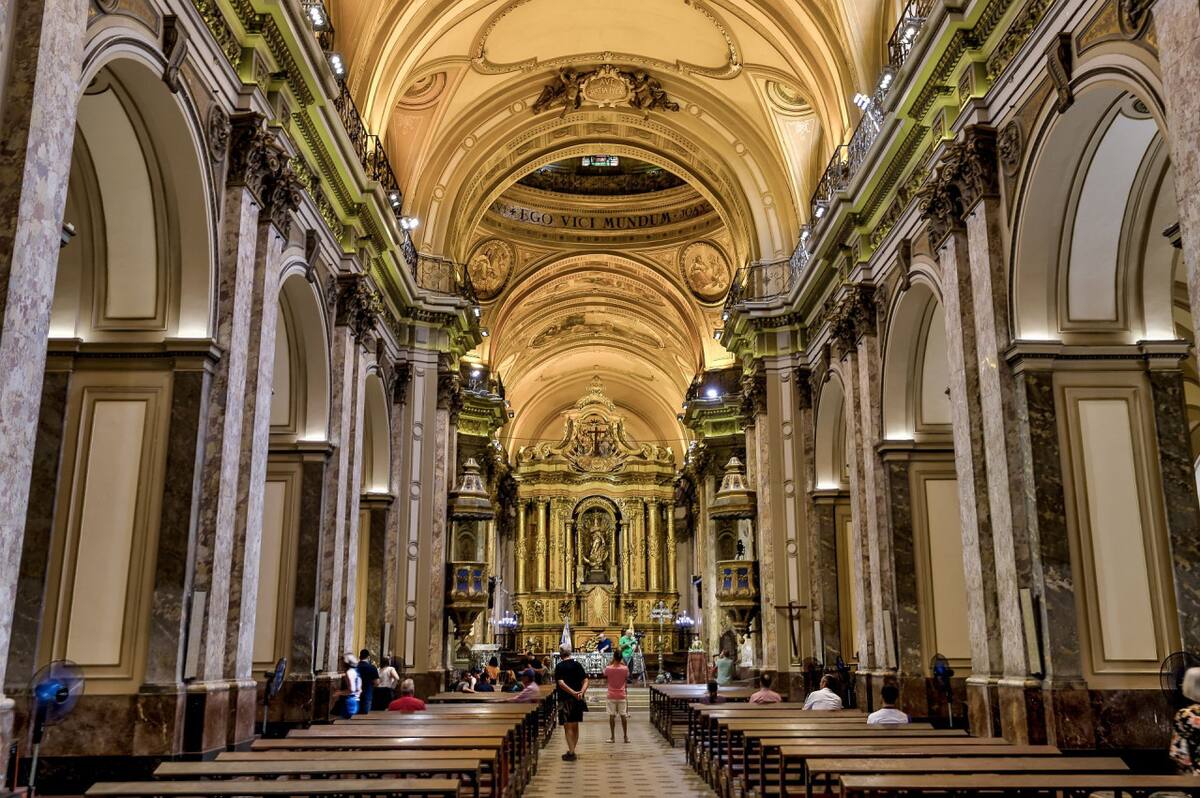 Catedral de Buenos Aires, parte del tour de la vida del Papa Francisco. Foto: Civitatis