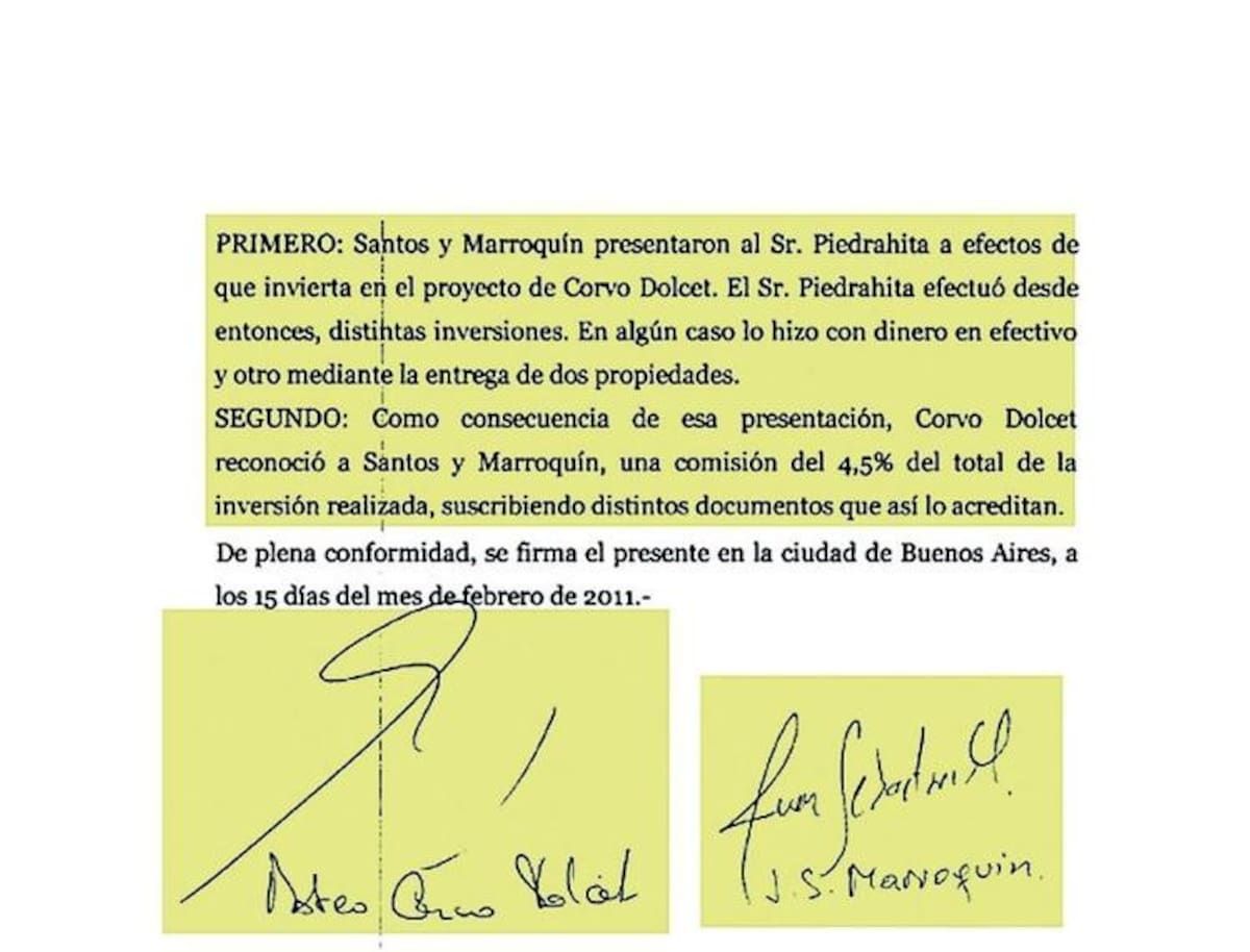 Causa Narco, declaración de testigo