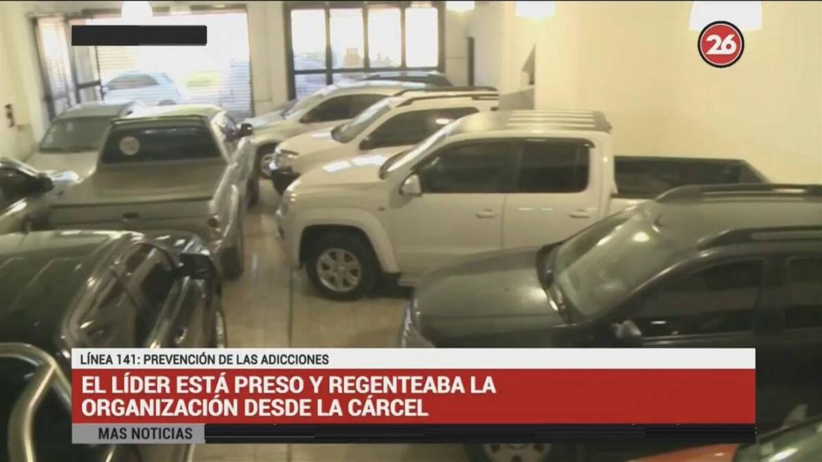 Cayó banda narco que operaba en el Sur y Chile: el líder daba órdenes desde la cárcel (Canal 26)