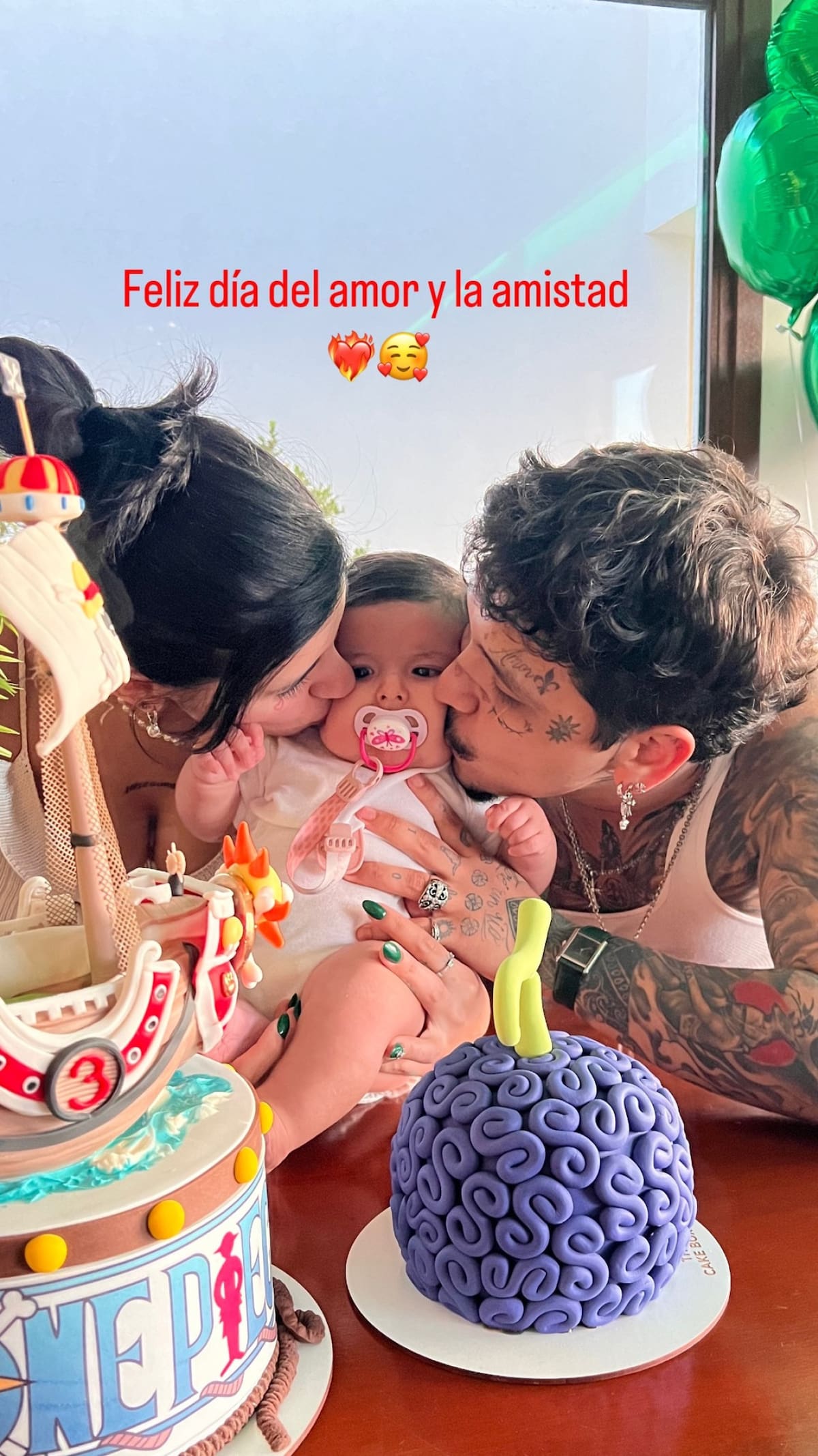 Cazzu y Nodal mostraron a su hija. Foto: Instagram.