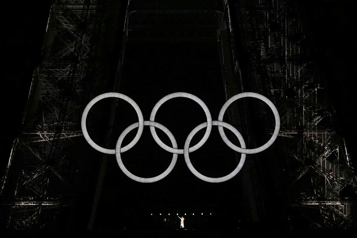 Céline Dion en la inauguración de los Juegos Olímpicos. Foto: Reuters