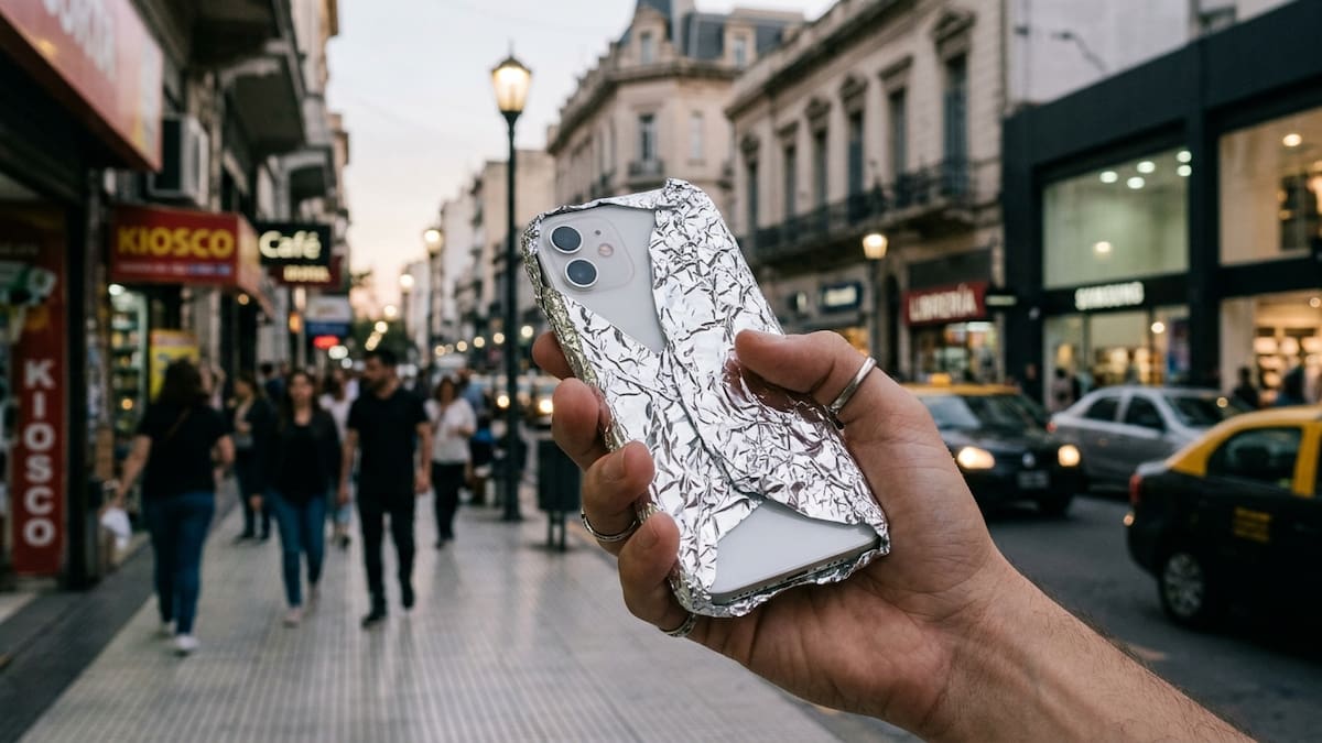 Papel aluminio: la solución casera para evitar el robo de celulares