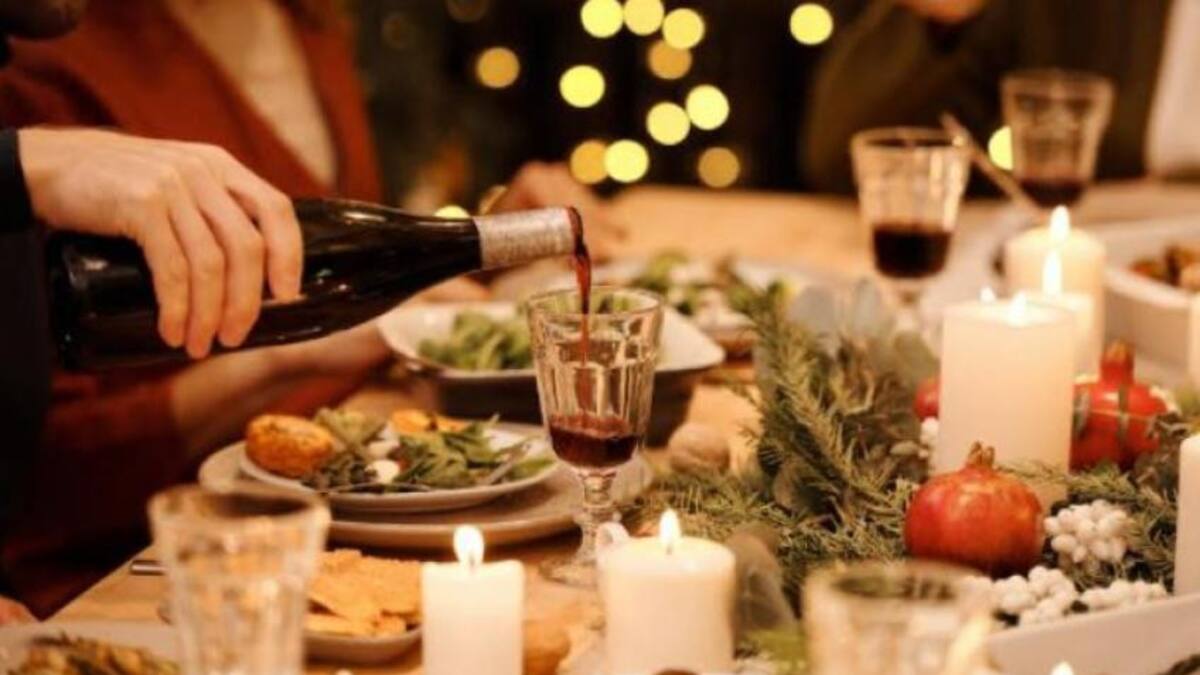 Cena de Nochebuena. Foto: NA.