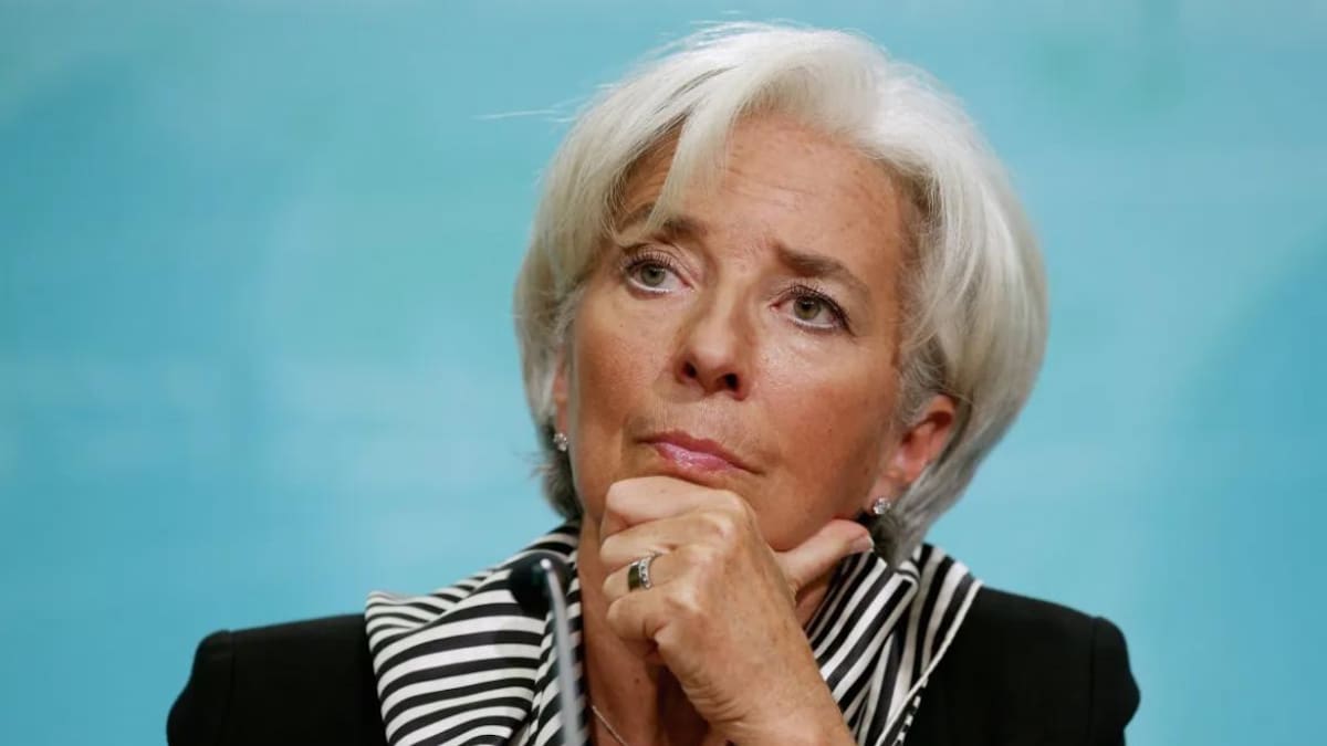 Centla Europeo Christine Lagarde. Foto: EFE.