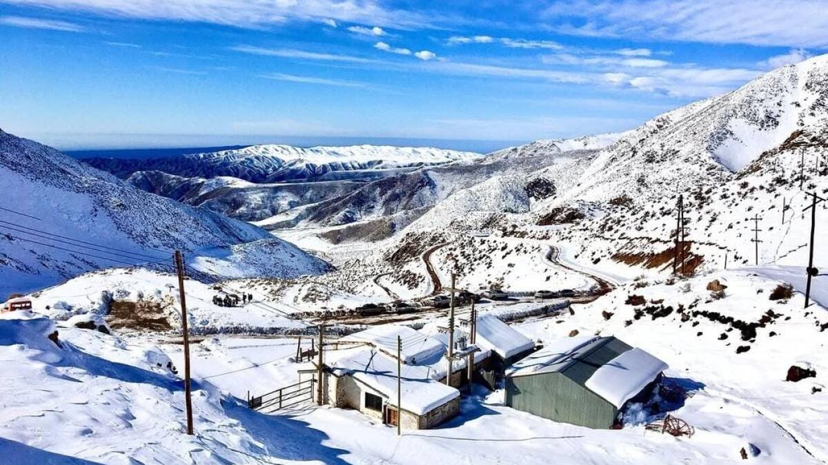 Centro de esquí Vallecitos, en Mendoza. Foto: Instagram / refugio_ski_montana_vallecitos.