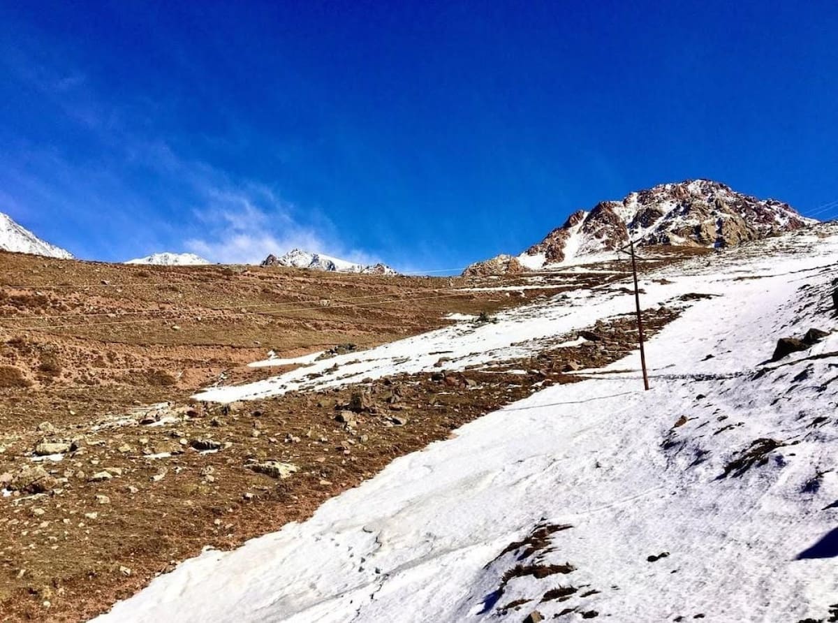 Centro de esquí Vallecitos, en Mendoza. Foto: Instagram / refugio_ski_montana_vallecitos.