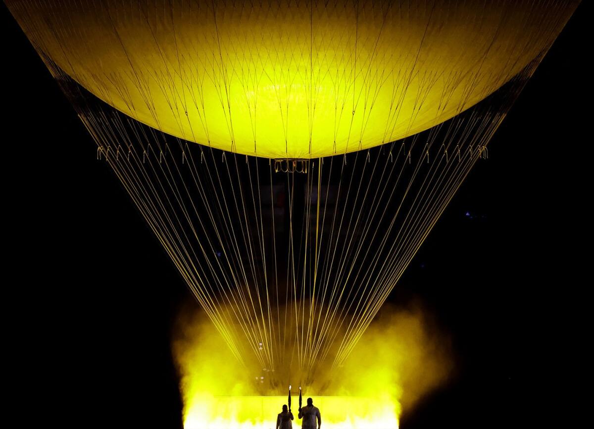 Ceremonia de apertura de los Juegos Olímpicos, llama olímpica. Foto: Reuters
