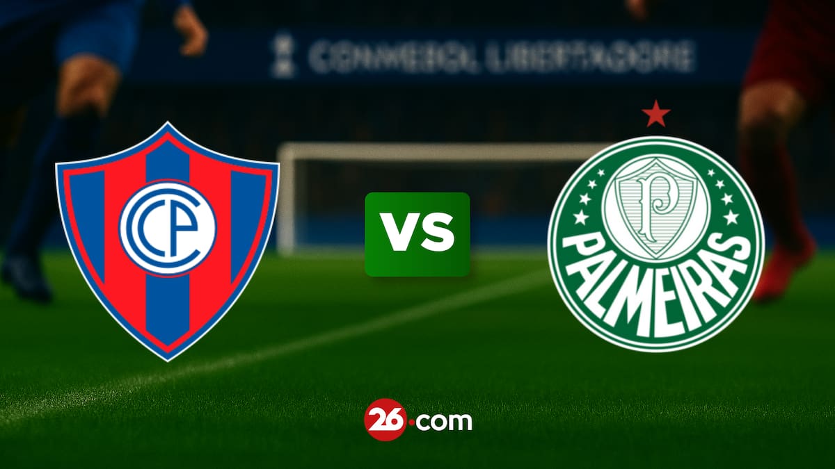 Cerro Porteño 1 - 1 Palmeiras: así fue el empate por la Copa Libertadores 2026