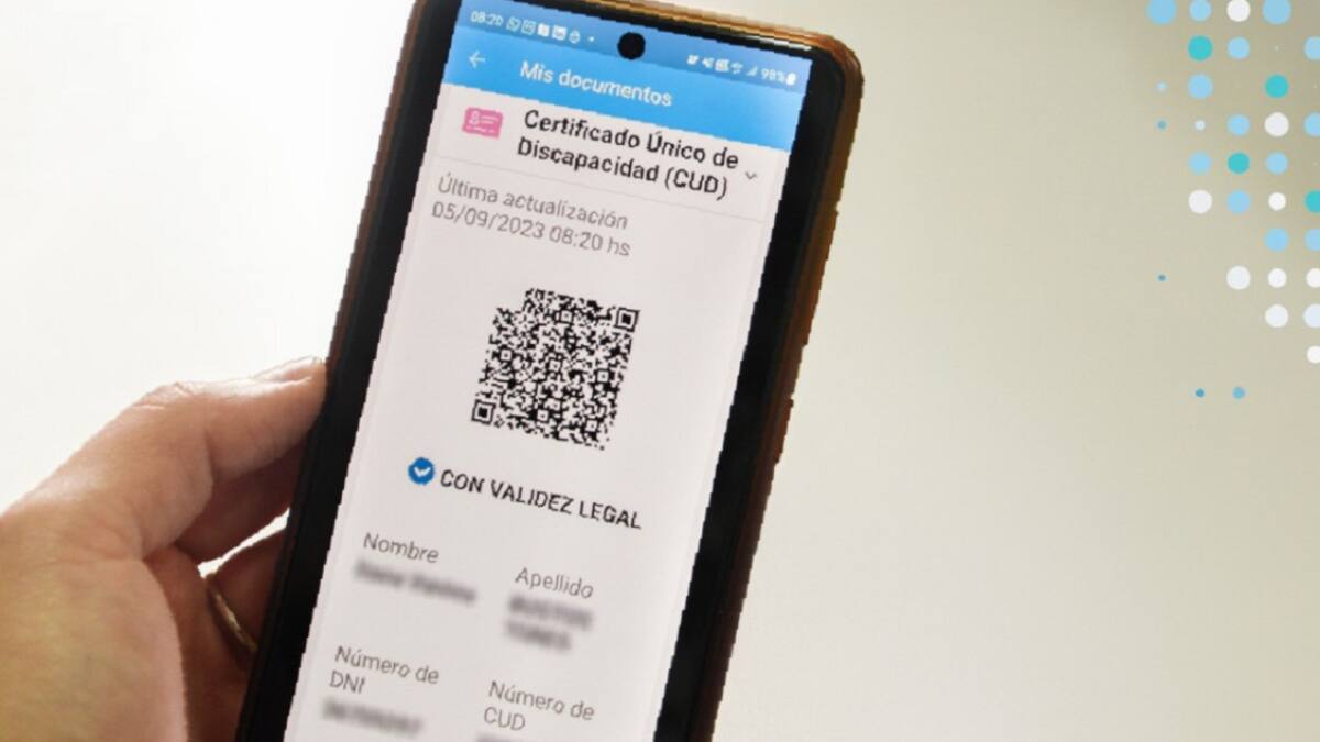 Certificado Único de Discapacidad. Foto/X: @andiscapacidad