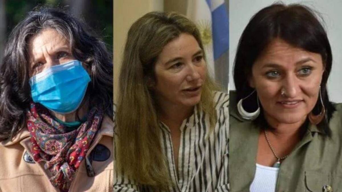 Chaco, ministra de Seguridad y Justicia, Gloria Zalazar; la secretaria de Desarrollo Territorial y Ambiente, Marta Soneira; y la secretaria de Derechos Humanos y Géneros, Silvana Pérez