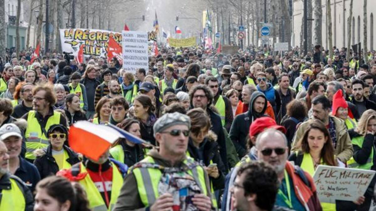 Chalecos amarillos - Francia Reuters