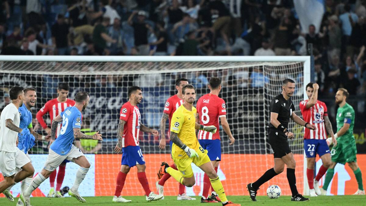 Champions League, Lazio vs. Atlético Madrid. Foto: REUTERS.