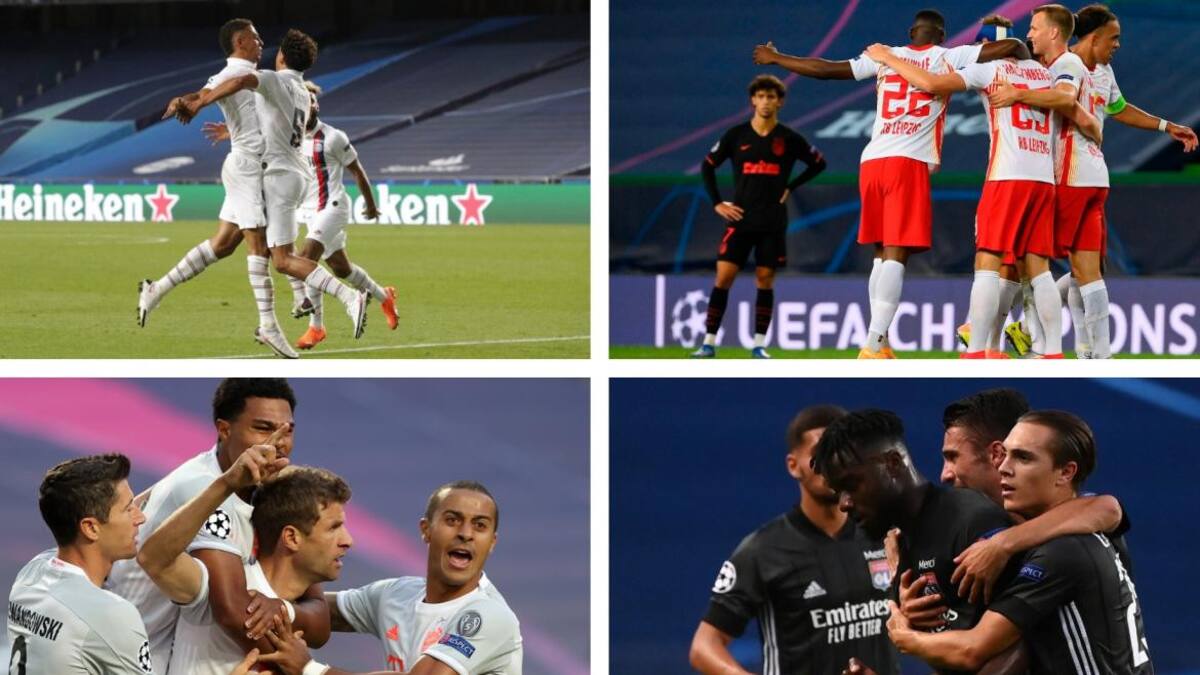 Champions League, semifinales, Agencia NA