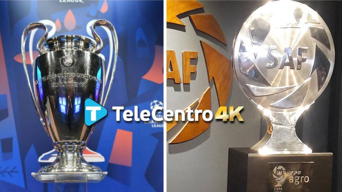 Champions y Copa Superliga por TeleCentro 4K