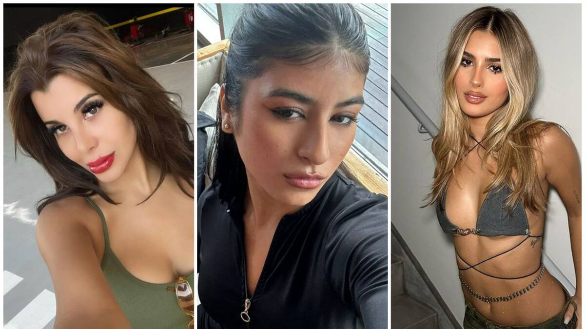 Charlotte Caniggia, Anabel Sánchez y Julieta Poggio. Fotos: Instagram.