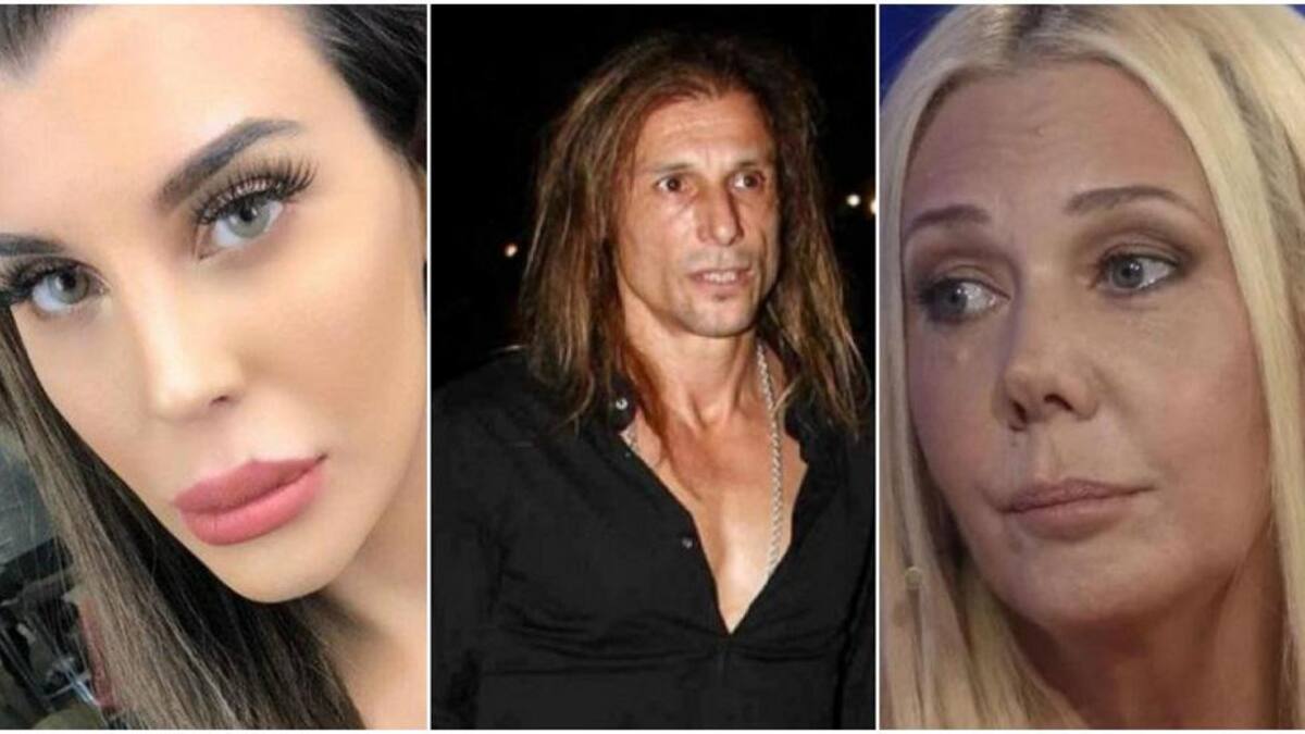 Charlotte, Claudio Caniggia y Mariana Nannis. Fotos: archivo.