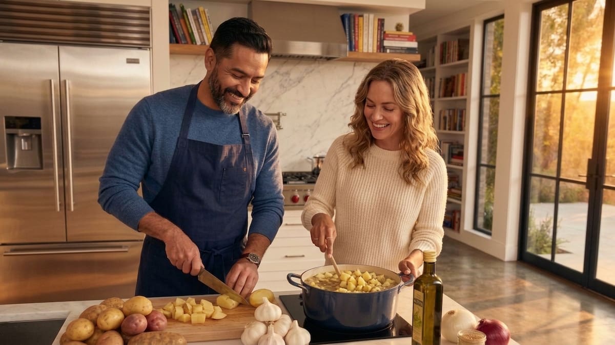 Dos chefs concuerdan: “Para que a las patatas no les salgan brotes tan rápido, sepáralas de las cebollas y ponlas cerca de los ajos”
