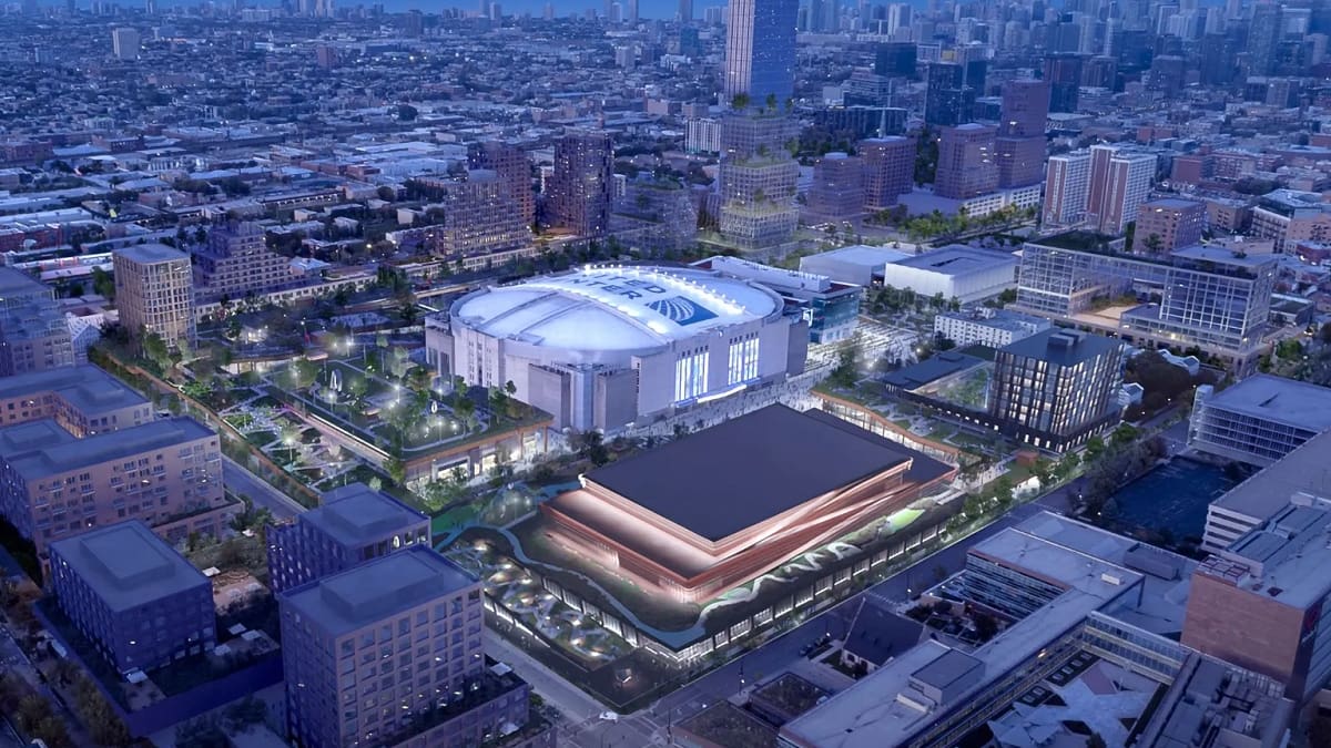 Chicago construye una megaciudad junto al United Center: convertirá estacionamientos en viviendas, hoteles y espacios verdes