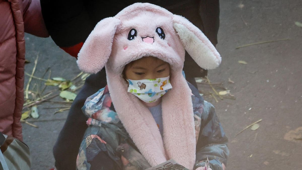 China en alerta por el aumento de neumonía infantil. Foto: EFE.