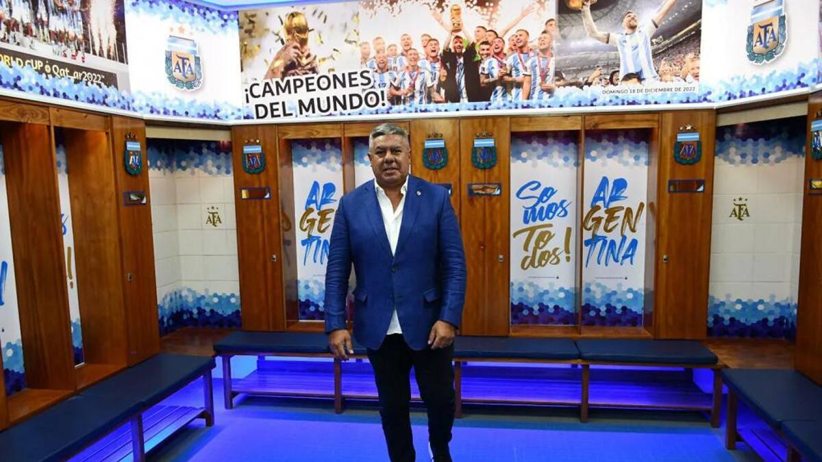 Chiqui Tapia. Foto: Twitter.