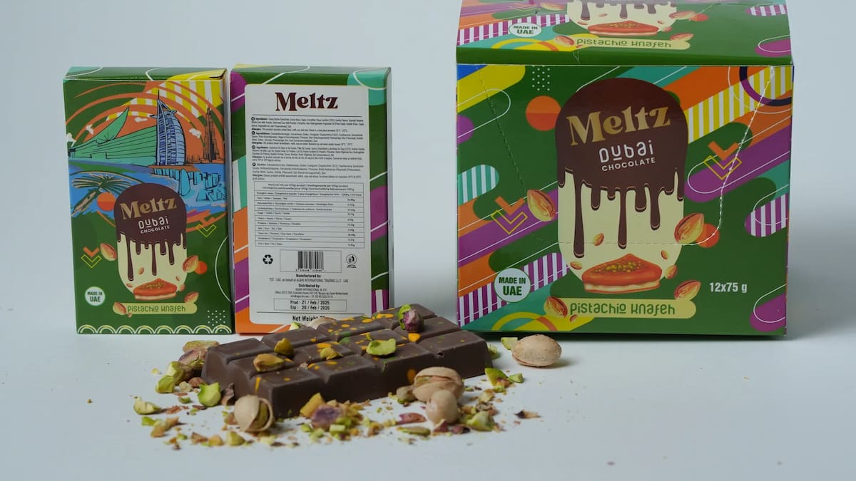 Chocolate Meltz Pistacho Knafeh