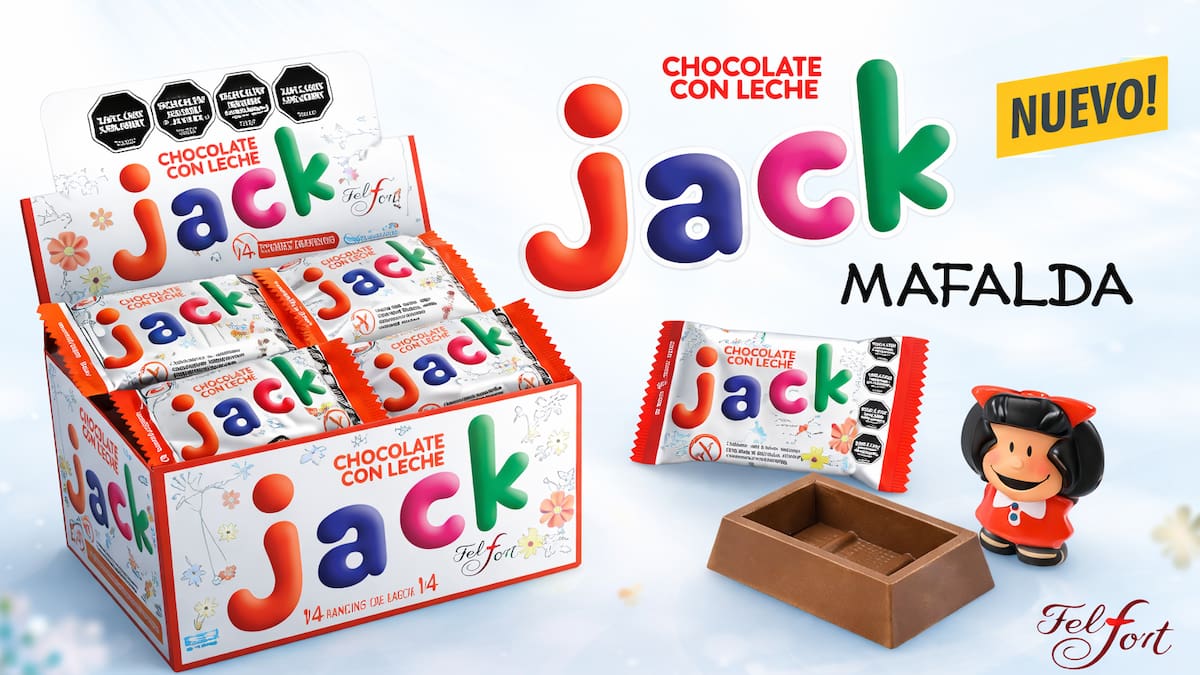 Chocolate Jack con sorpresa de Mafalda.