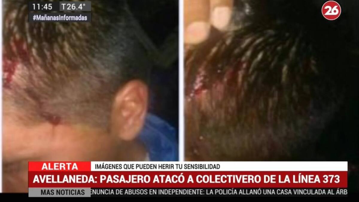 Chofer de la línea 373 agredido en Avellaneda