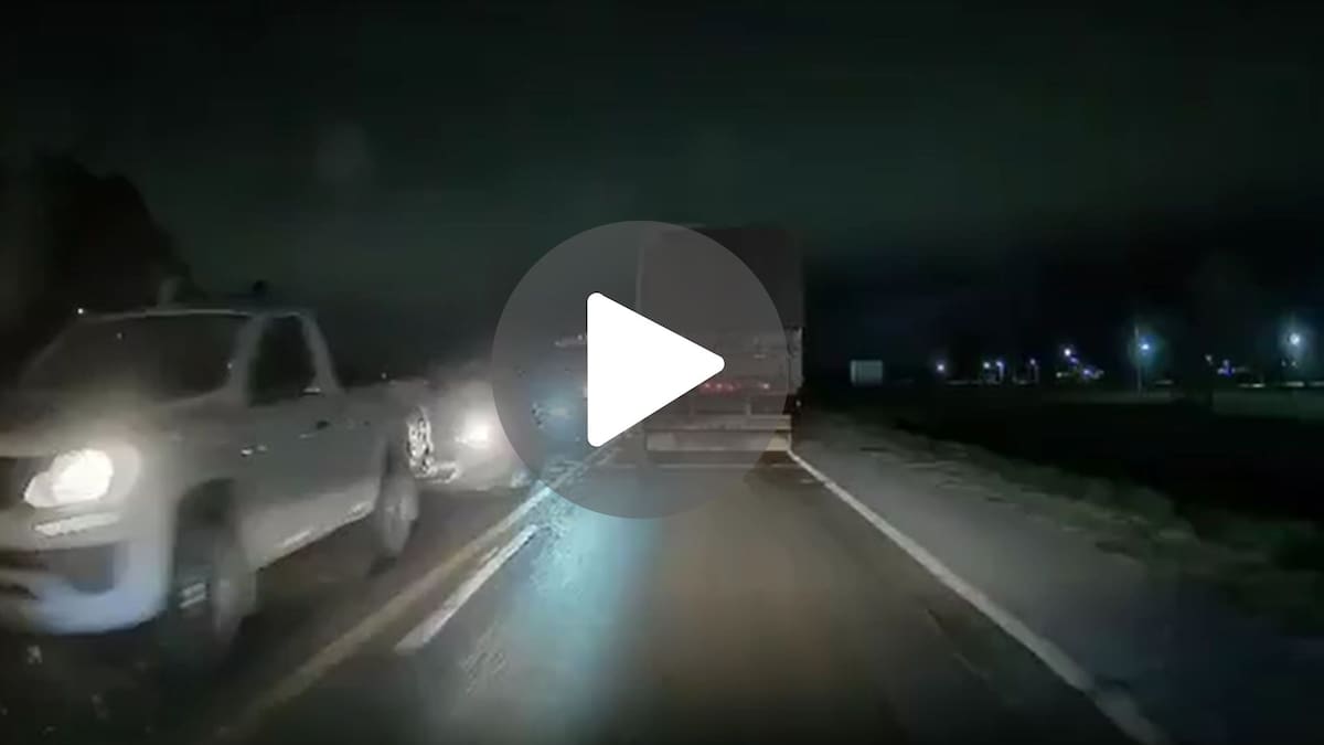 Video impactante: el brutal accidente en la ruta 18 que involucró a cuatro vehículos