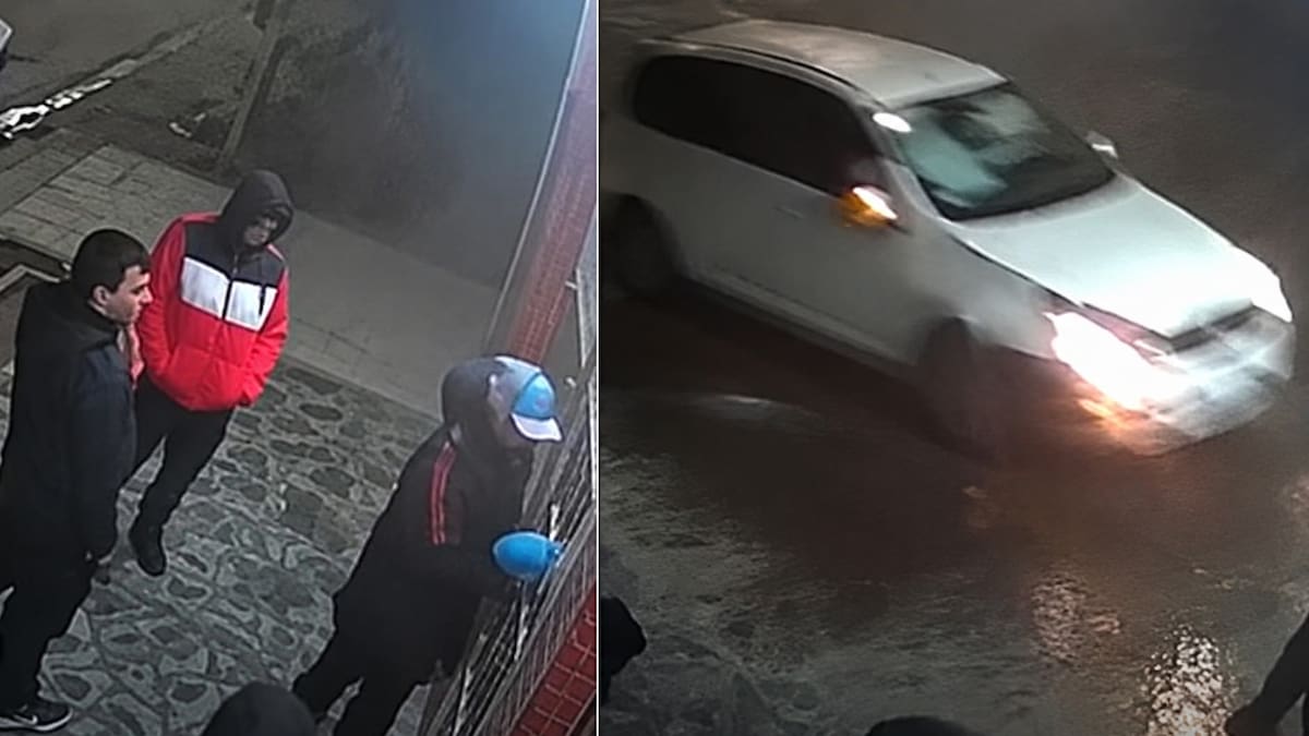 Video: chocó contra otro auto, salió despedido y terminó contra un comercio en Mar del Plata