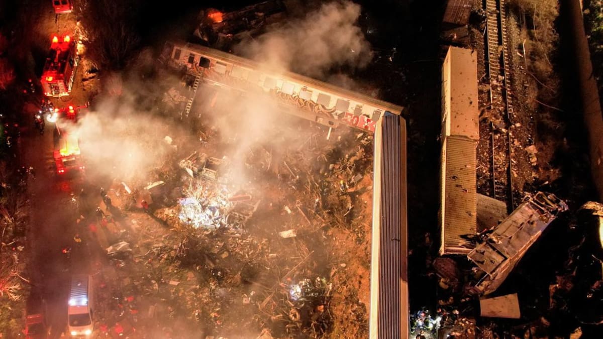 Choque de trenes en Grecia_Reuters