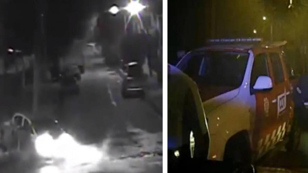 Choque en Tigre, captura de video