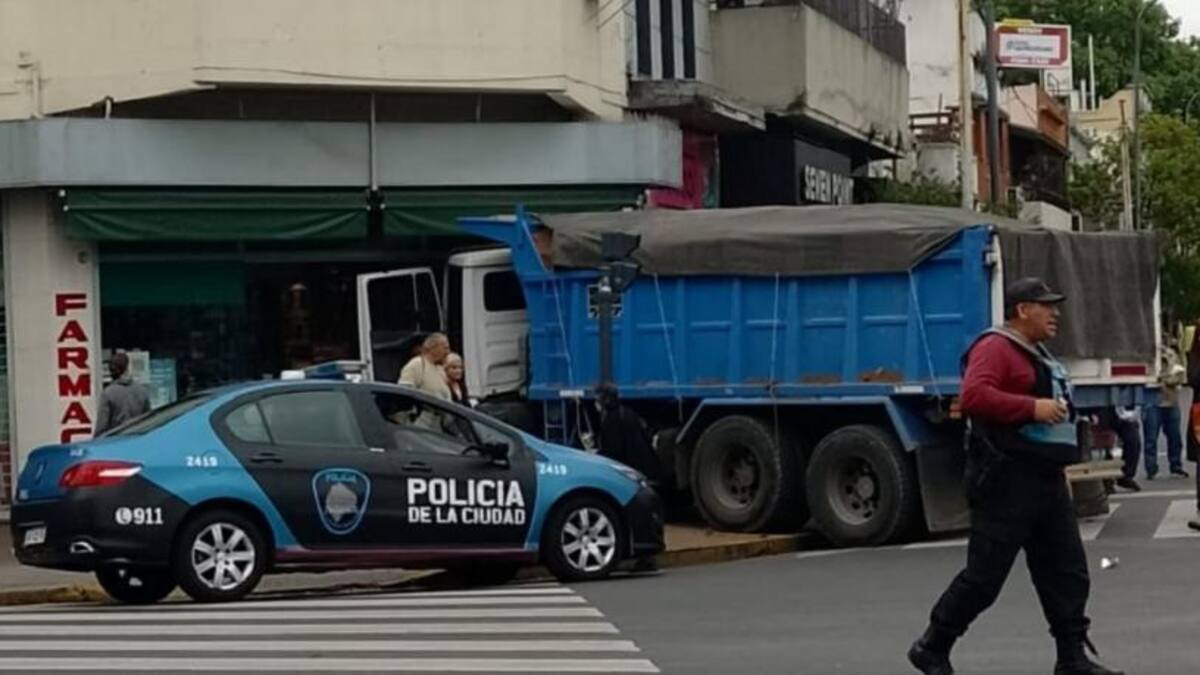 Choque en Villa Devoto. Foto: NA