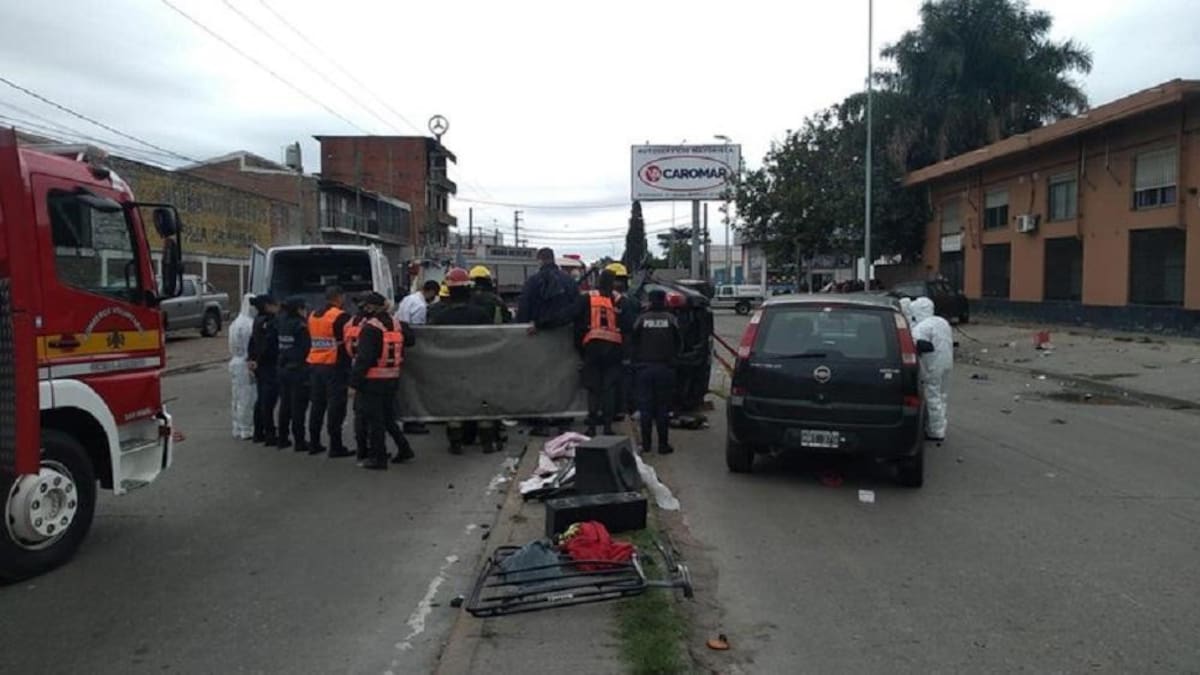 Choque múltiple en José C. Paz