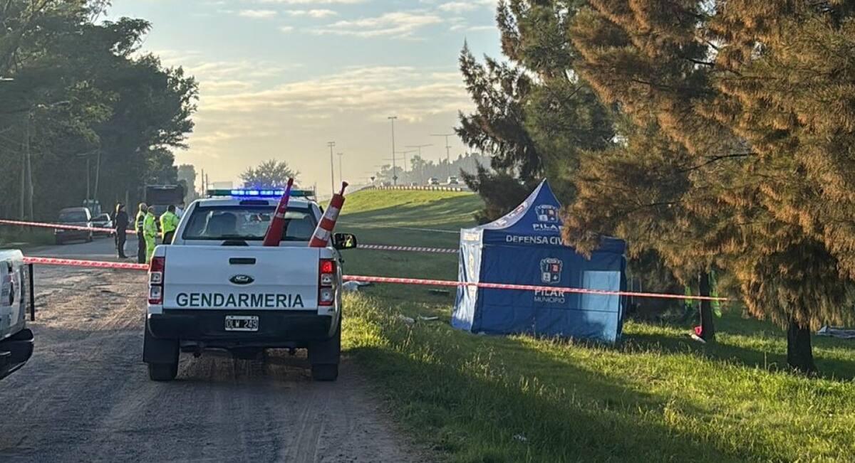 Choque y vuelco en la autopista Panamericana. Foto: @solotransito