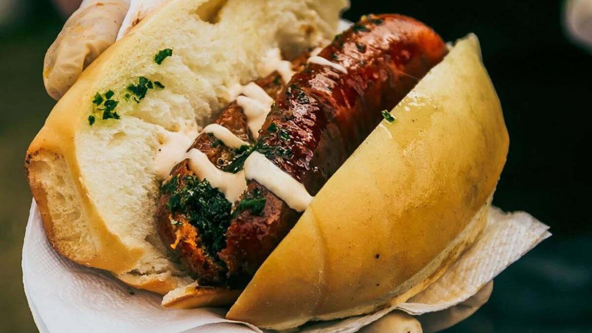 Choripan, sándwich argentino