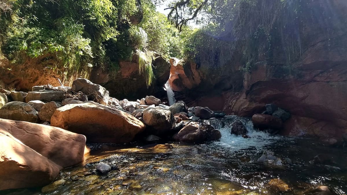 Chorro de Varas, el llamado “paraíso del trekking” de Jujuy. Fuente: Instagram