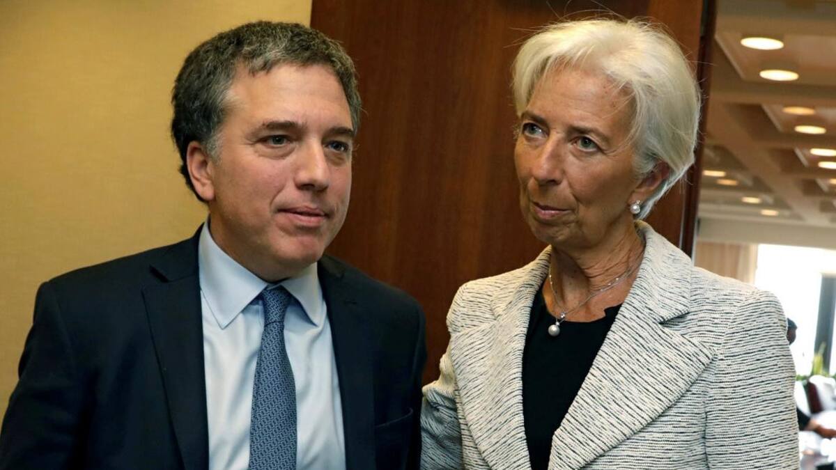 Christine Lagarde - Nicolás Dujovne - FMI - Washington - Reuters -