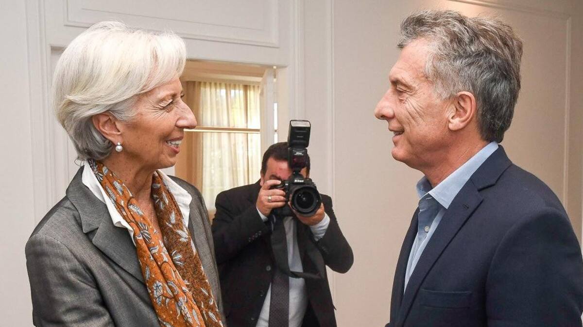 Christine Lagarde y Mauricio Macri - FMI - Gobierno argentino