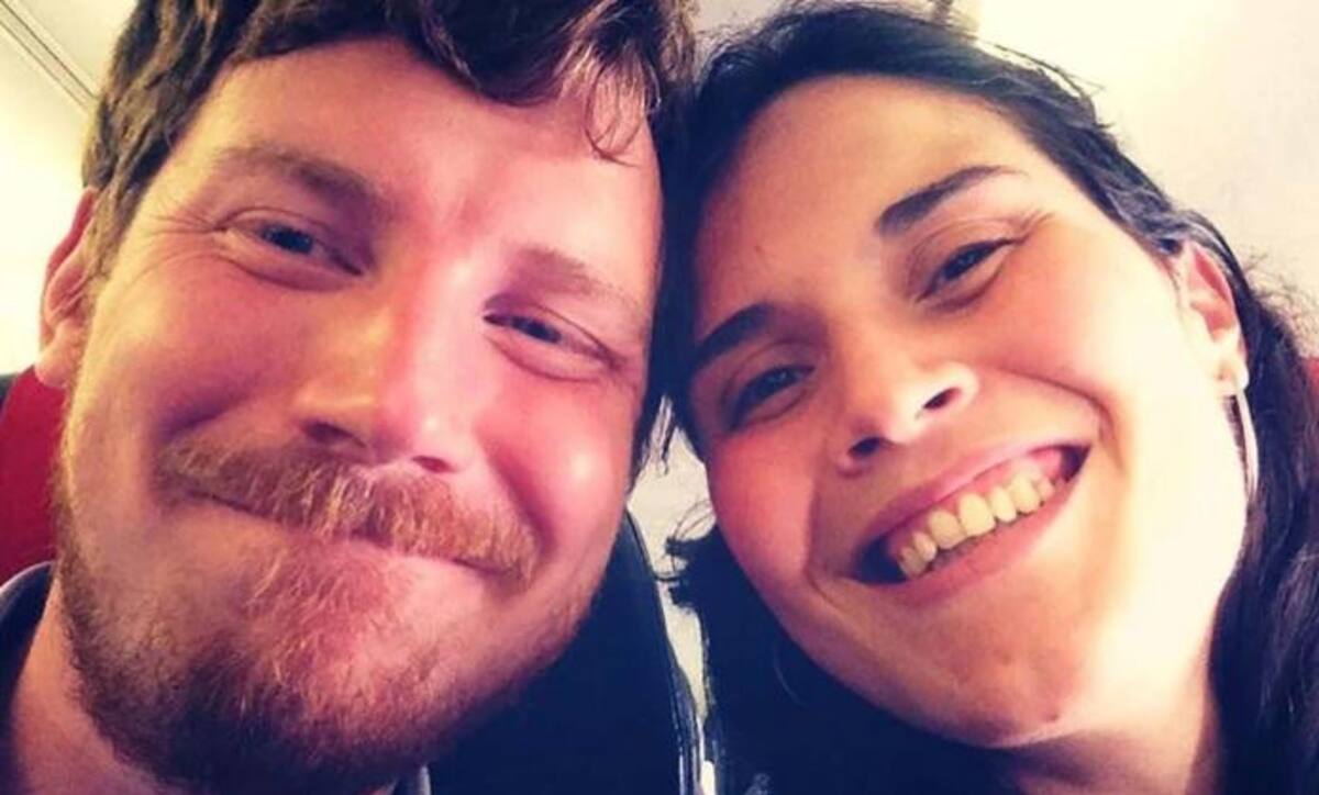 Christoffer Persson, joven sueco baleado, y su novia