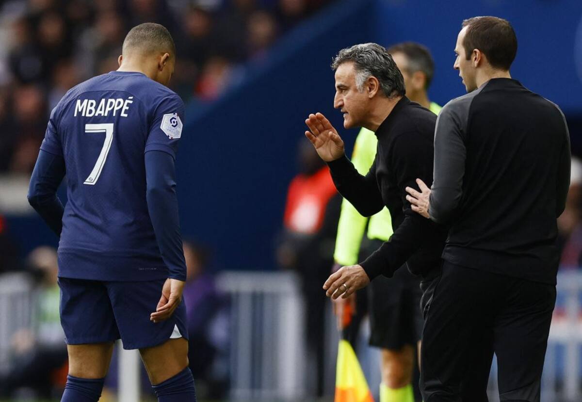 Christophe Galtier; PSG. Foto: Reuters.
