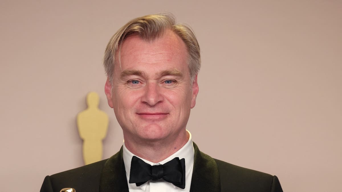 Christopher Nolan en los Oscars. Foto: Reuters.