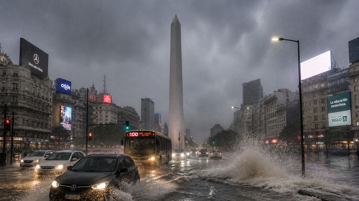 Tormentón en puerta: llega una ciclogénesis que amenaza al AMBA durante 48 horas